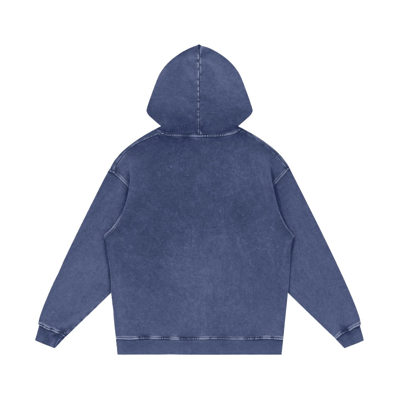 Snow Washed Loose Cotton Hoodie - Image 12