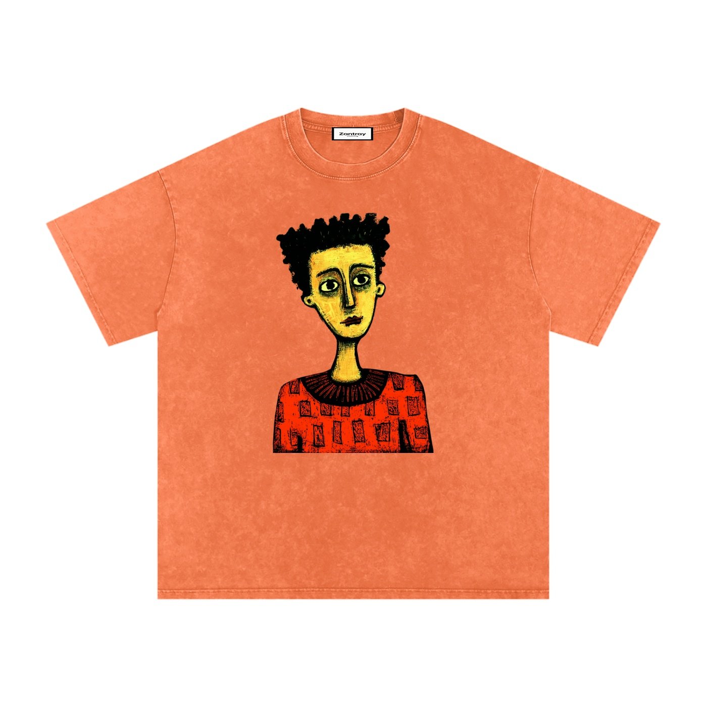 Snow Washed Oversized Cotton T-Shirt - Image 17