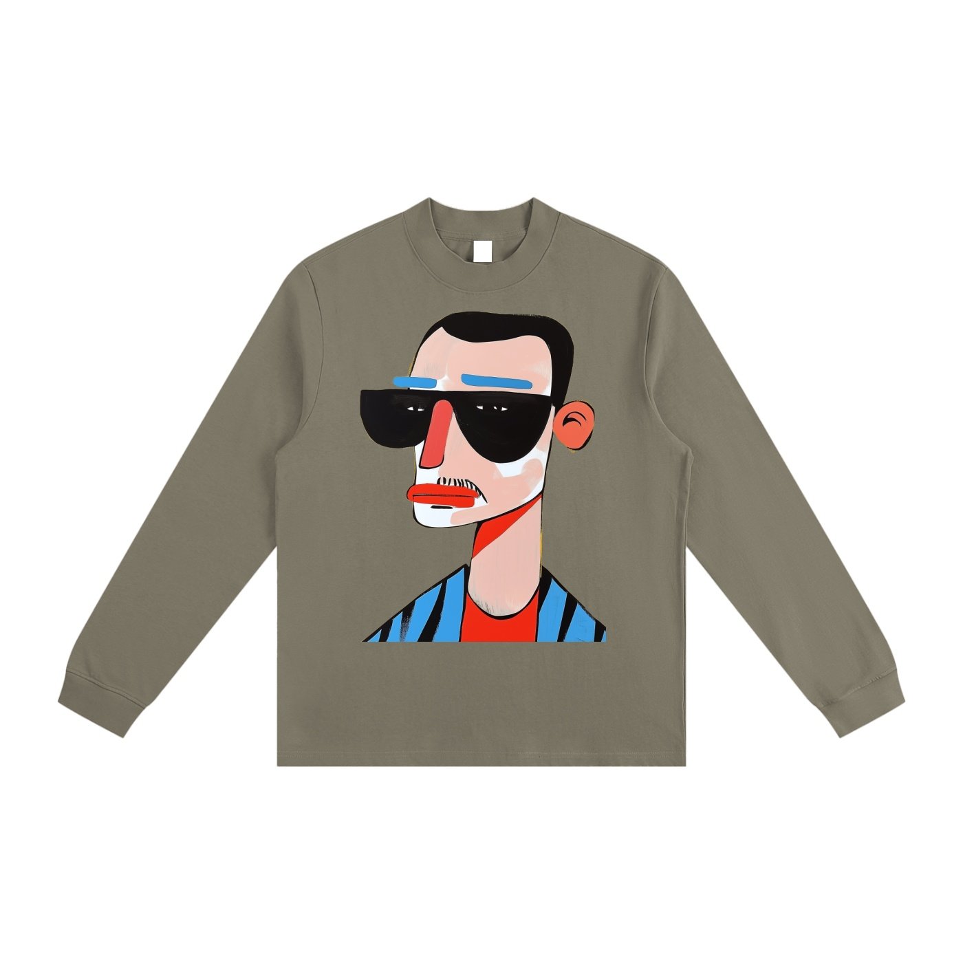 Essential Non-Shrink Mock Neck Sweatshirt - Image 9