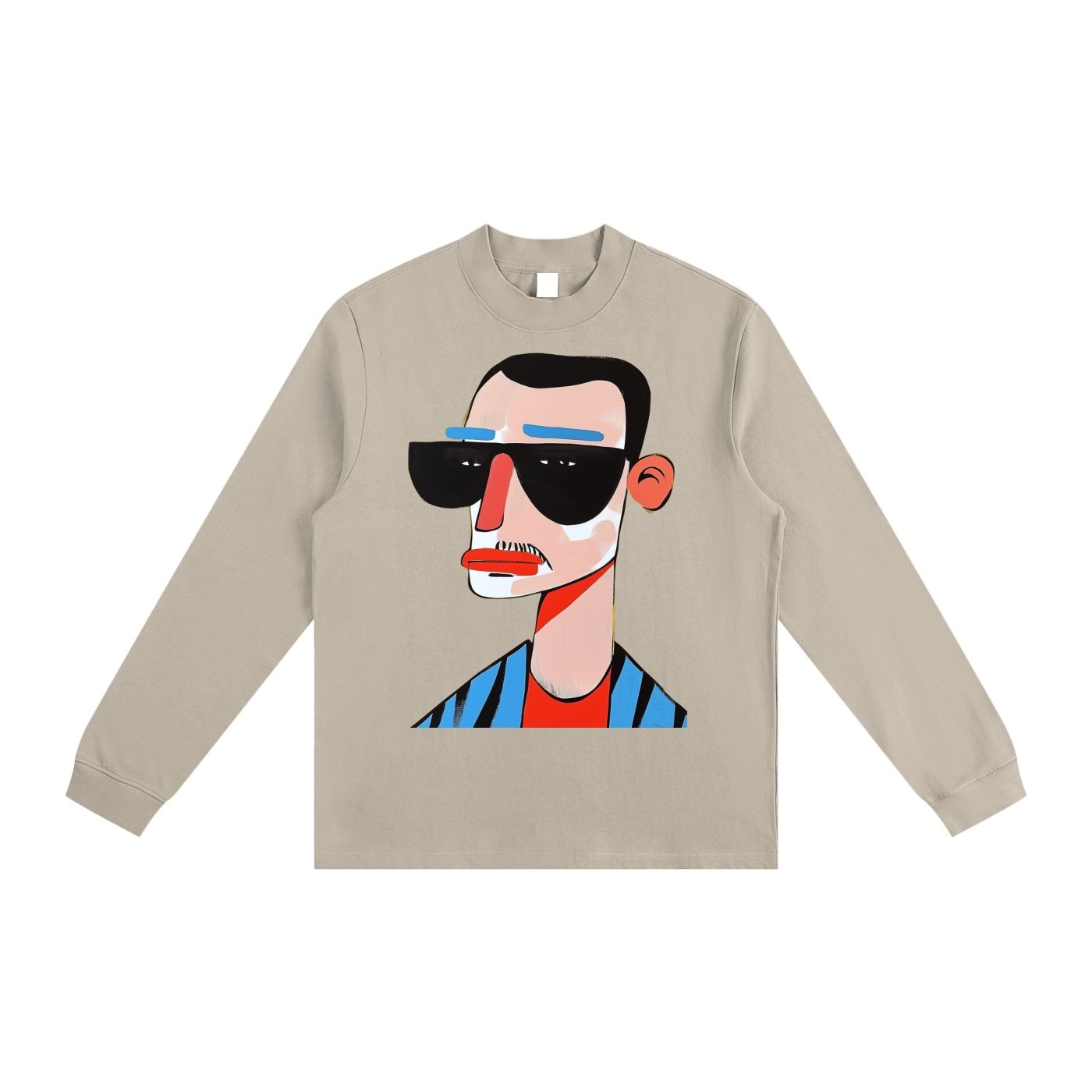 Essential Non-Shrink Mock Neck Sweatshirt - Image 5