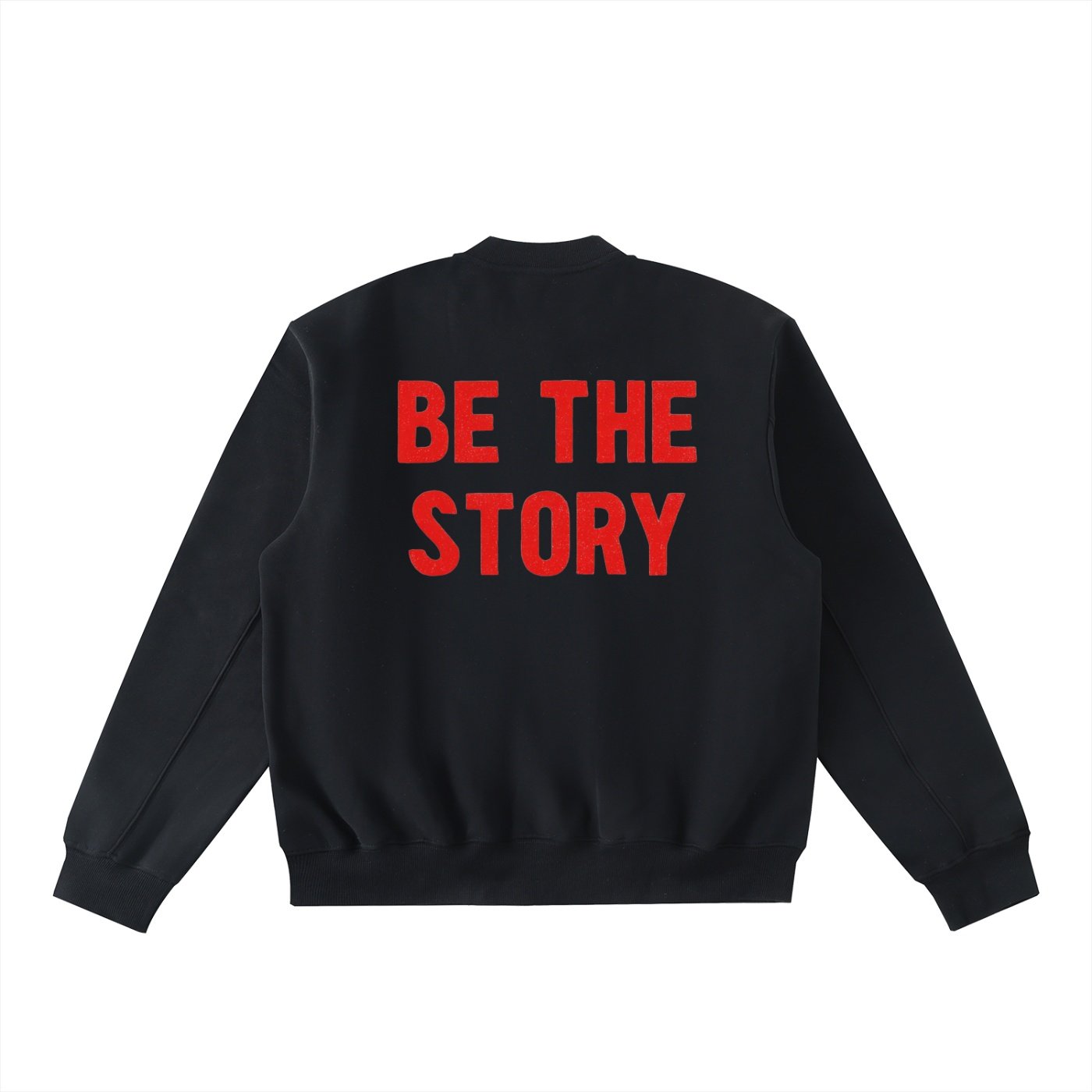 Essential Zip-Up Fleeced Varsity Jacket - Image 2