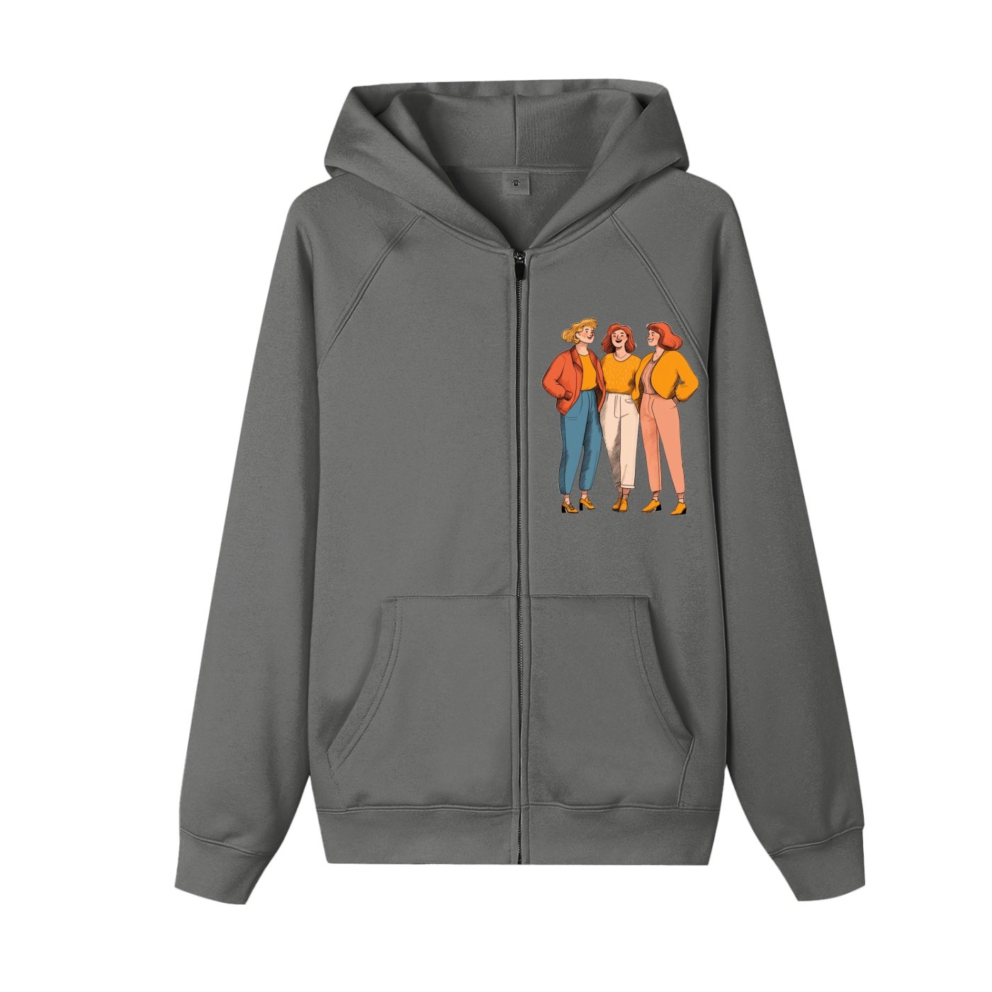 Essential Zip-up Fleece Hoodie - Image 7
