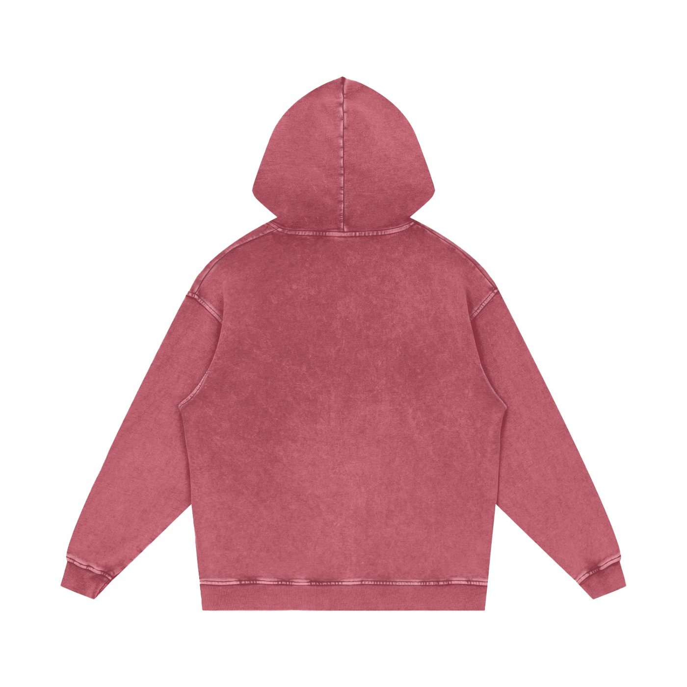 Snow Washed Loose Cotton Hoodie - Image 8