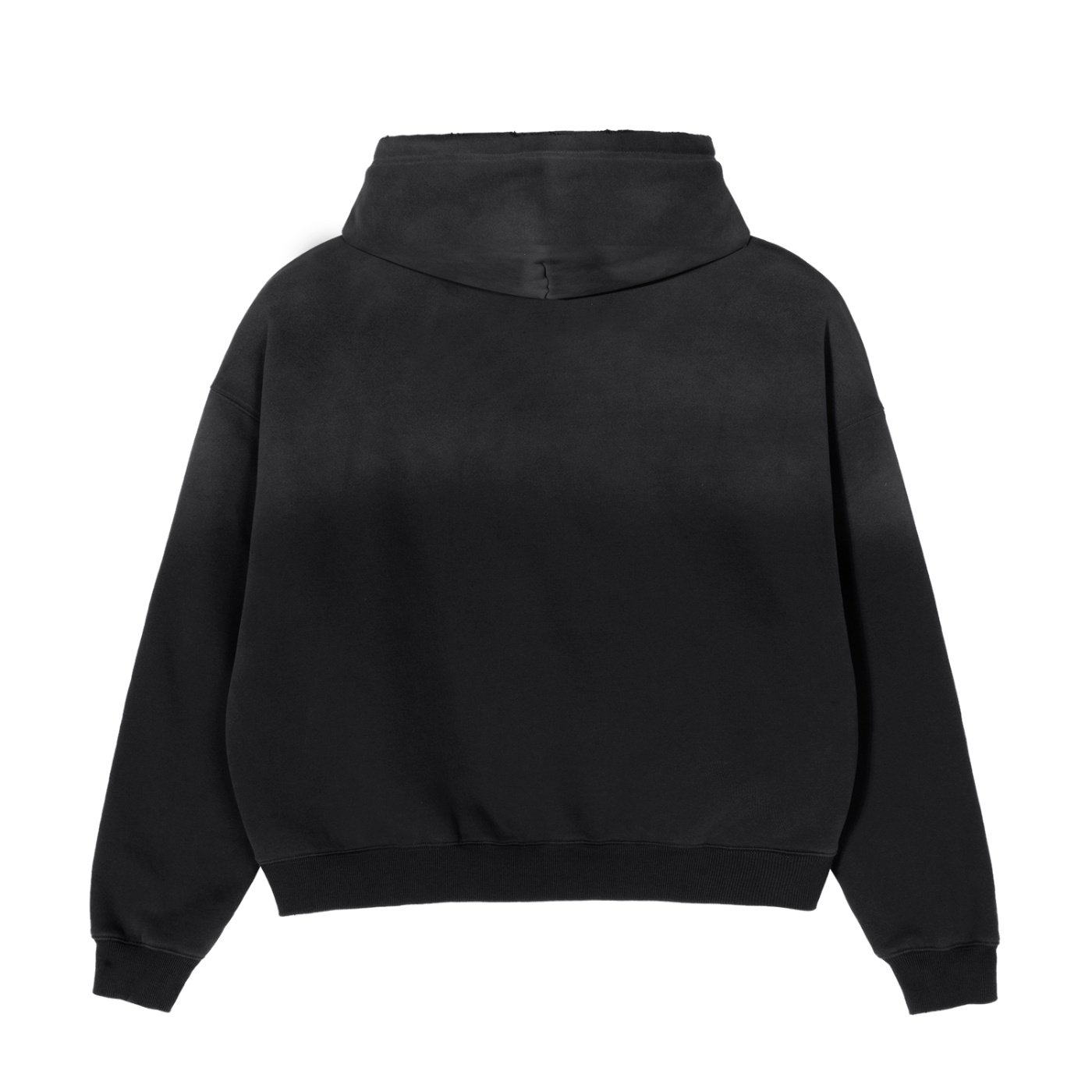 Frayed Sunfade Boxy Fleece Hoodie - Image 4