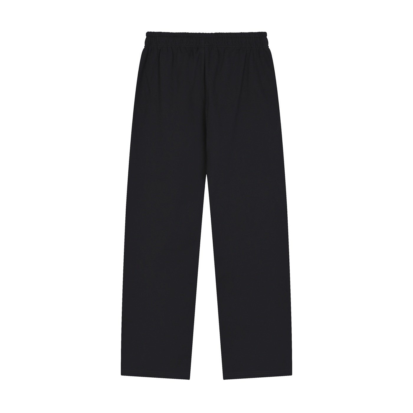Solid Color Straight-Leg Sweatpants - Image 2