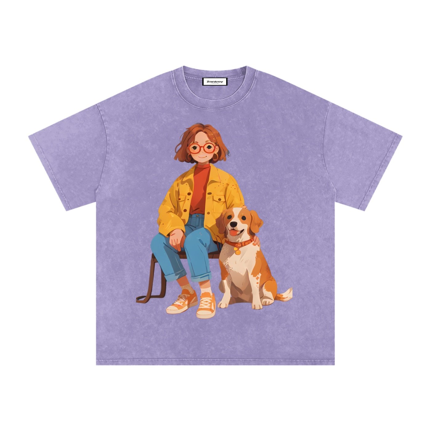 Snow Washed Oversized Cotton T-Shirt - Image 17