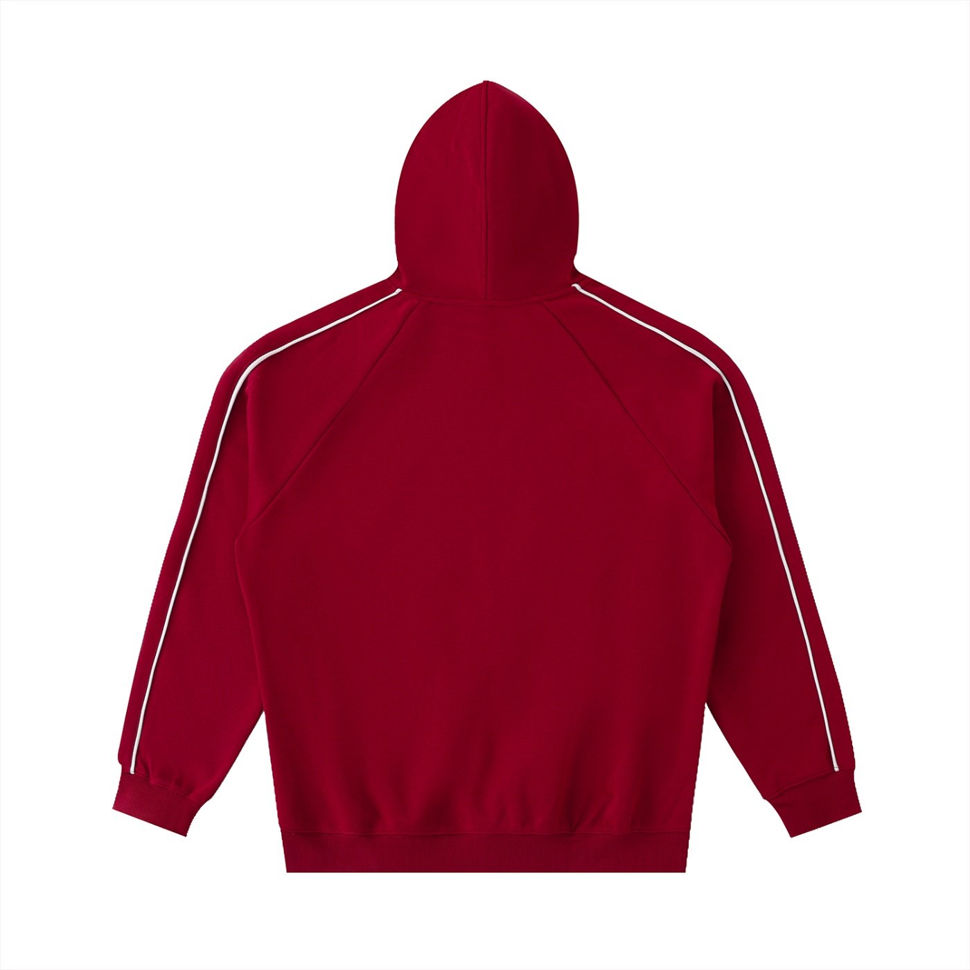 Contrast Piping Raglan Hoodie - Image 10