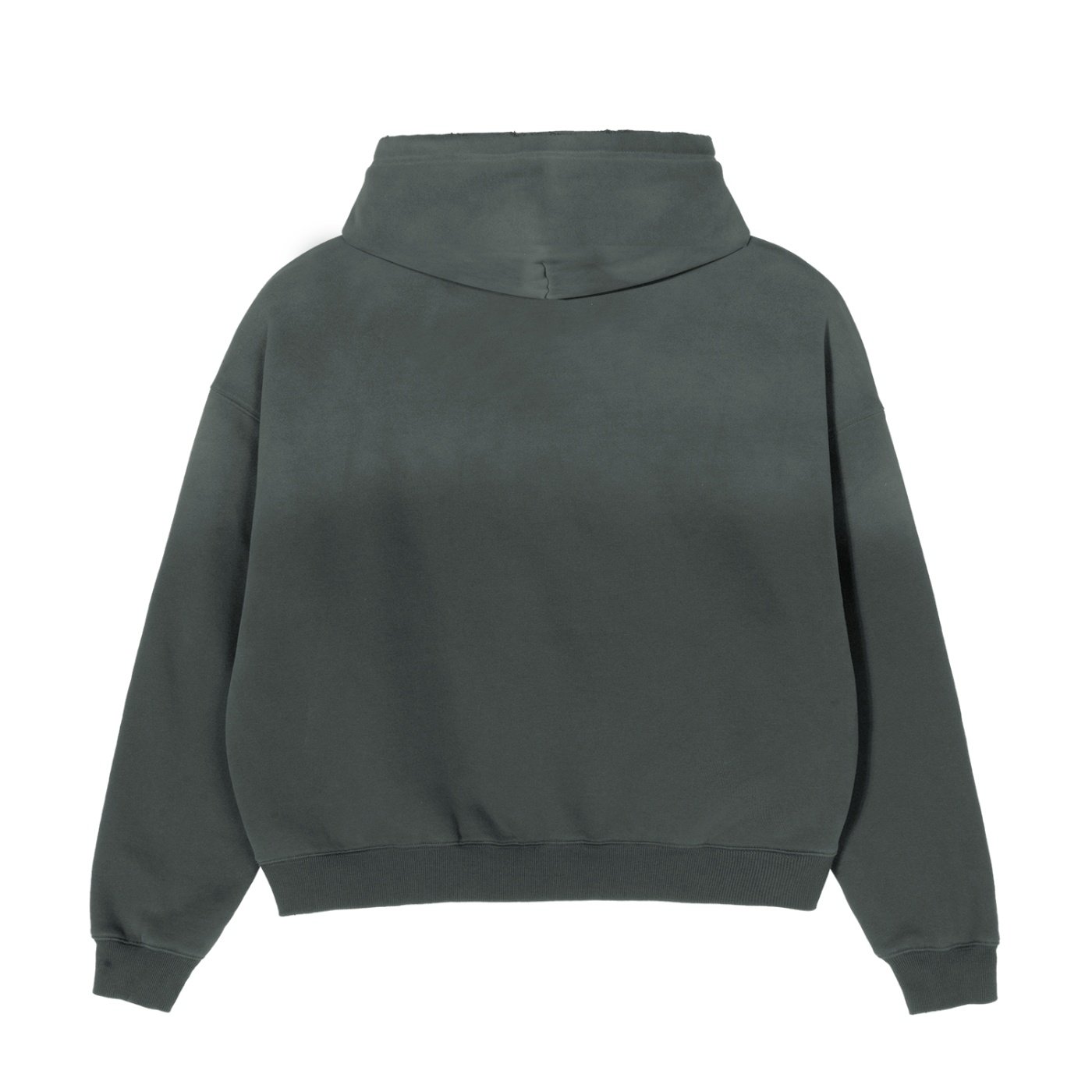 Frayed Sunfade Boxy Fleece Hoodie - Image 2
