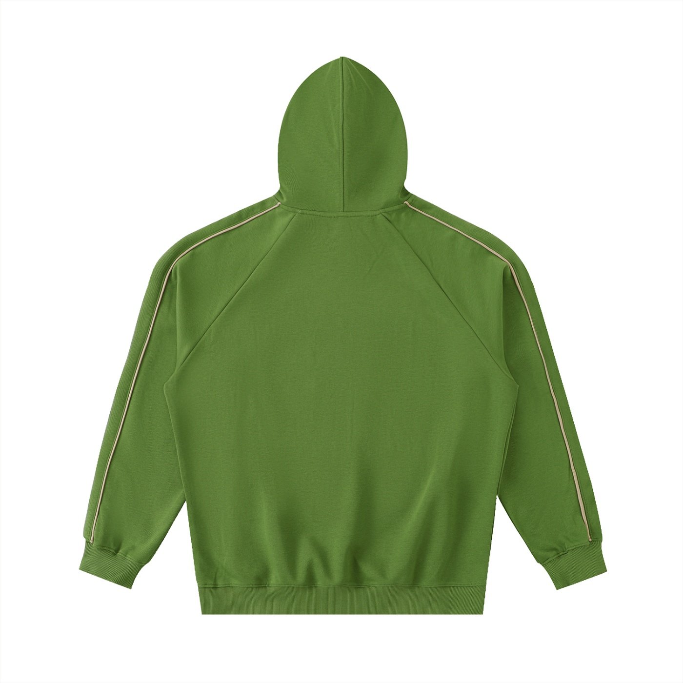 Contrast Piping Raglan Hoodie - Image 8