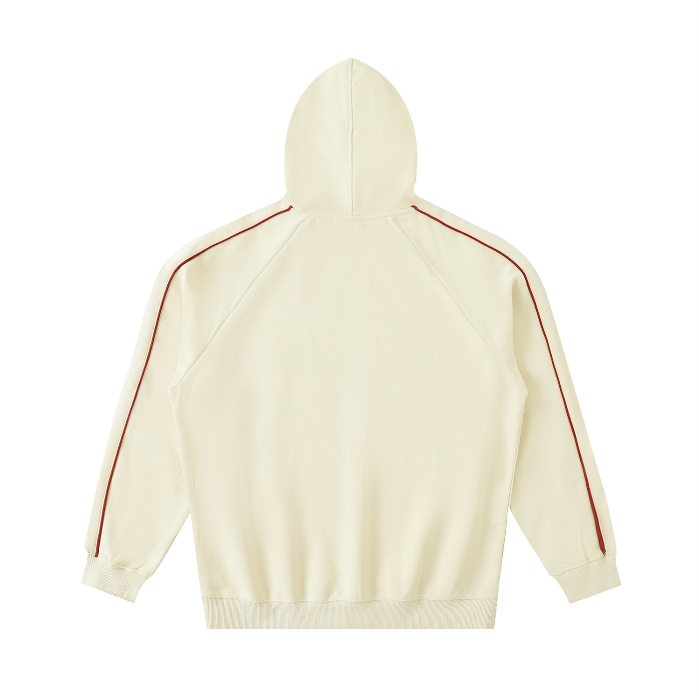 Contrast Piping Raglan Hoodie - Image 6