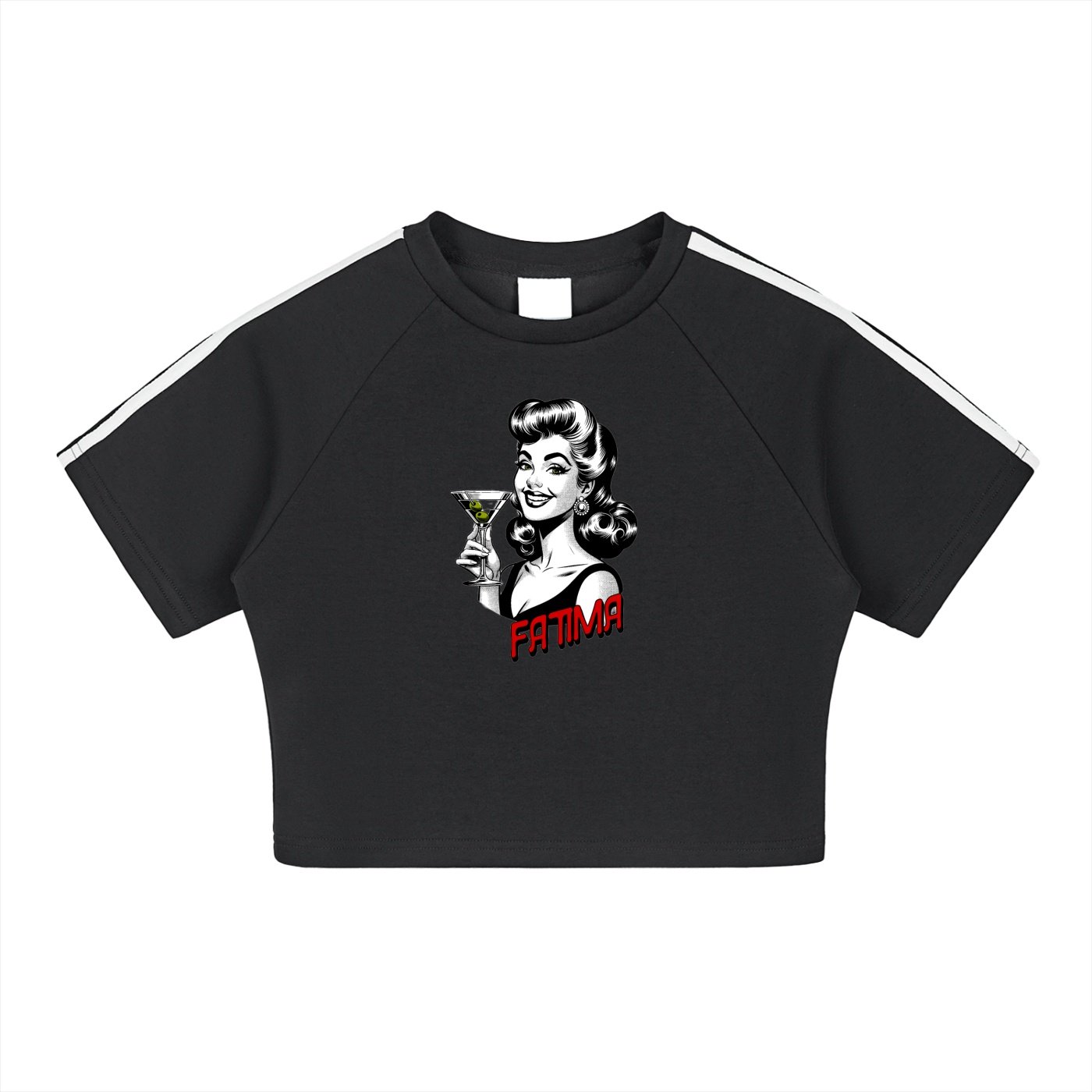 Taped Cooling Performance Crop Top