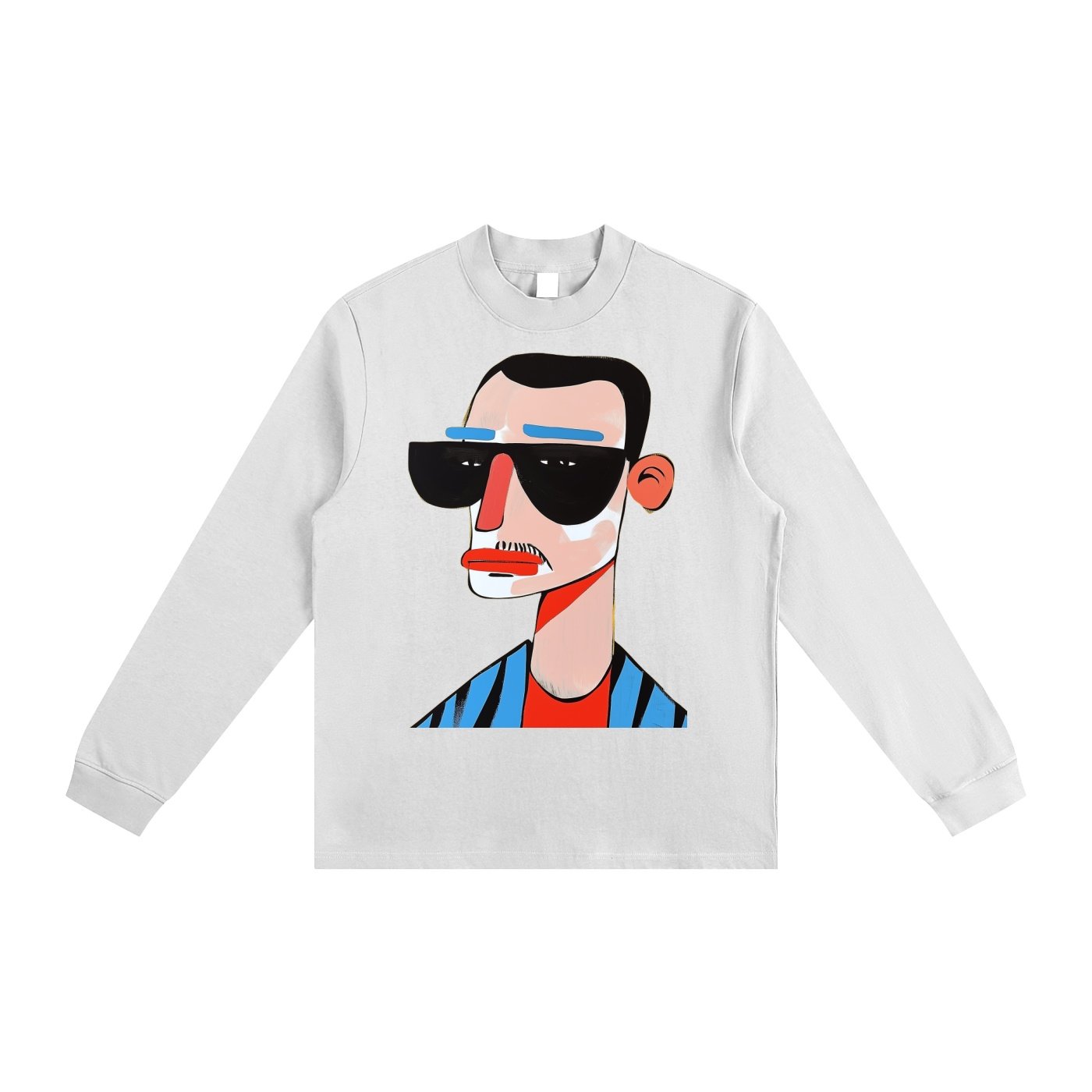 Essential Non-Shrink Mock Neck Sweatshirt - Image 3