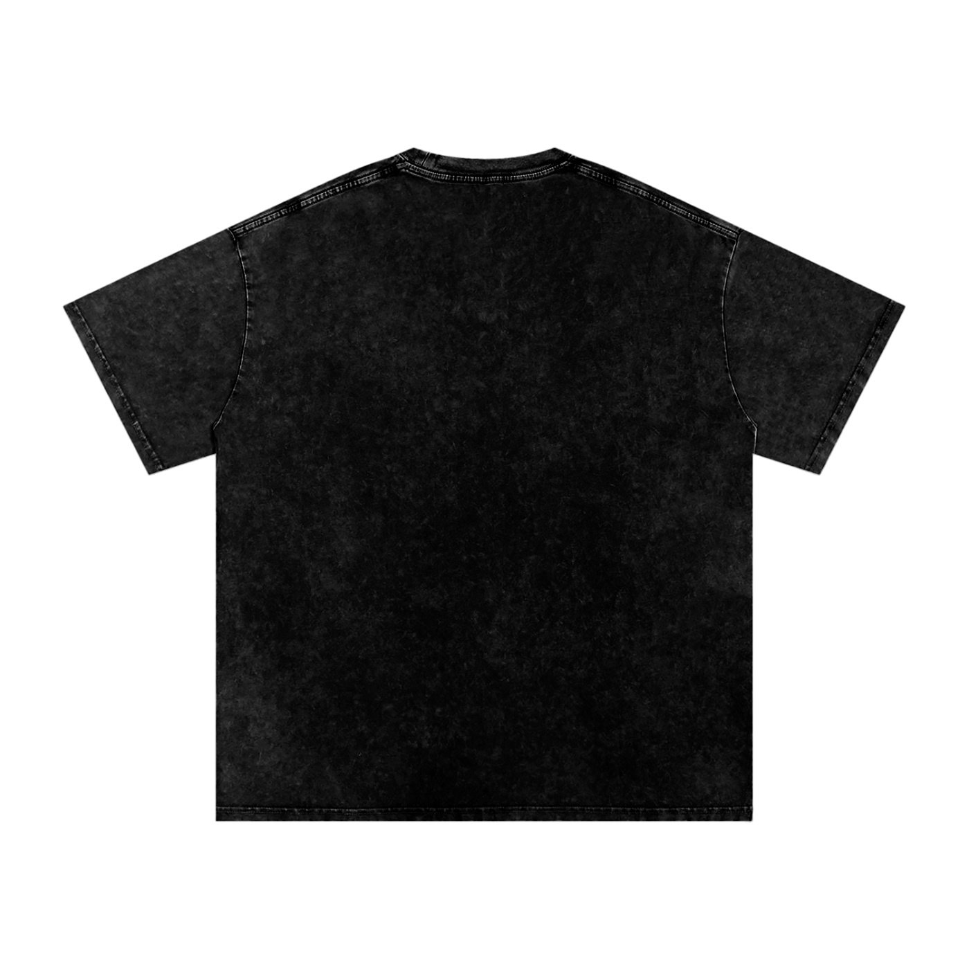 Snow Washed Oversized Cotton T-Shirt - Image 4