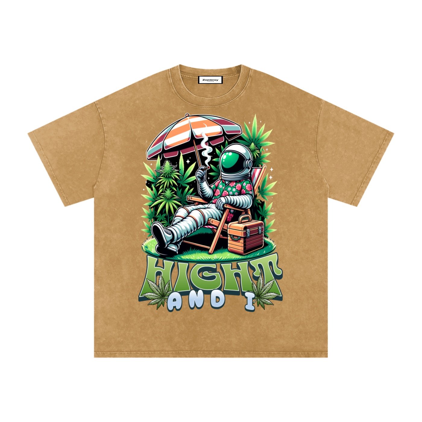 Snow Washed Oversized Cotton T-Shirt - Image 11