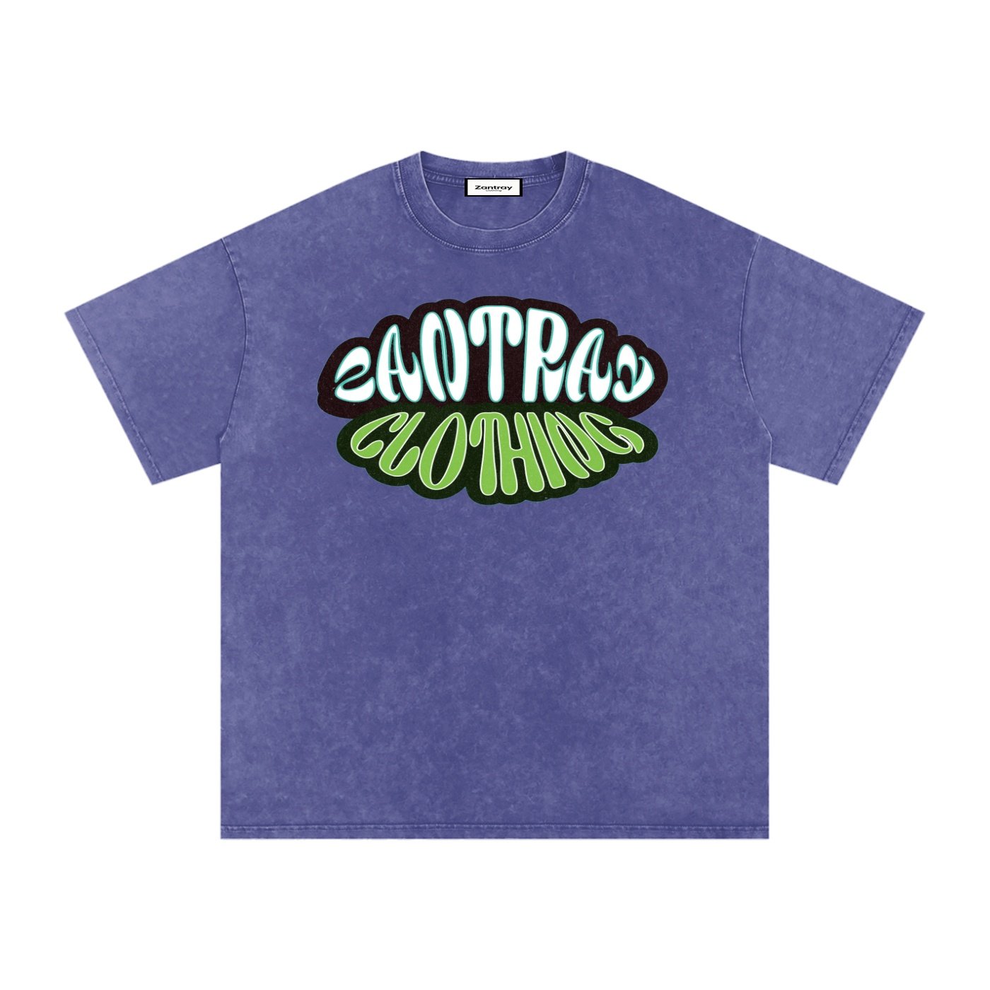 Snow Washed Oversized Cotton T-Shirt - Image 15