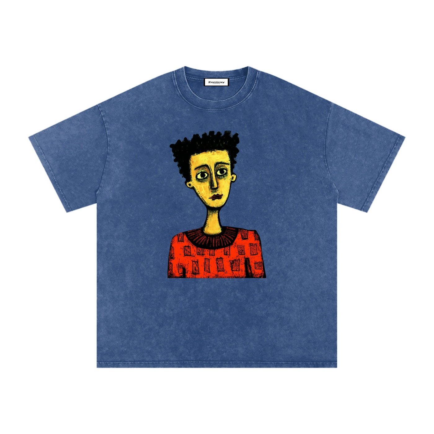 Snow Washed Oversized Cotton T-Shirt - Image 13