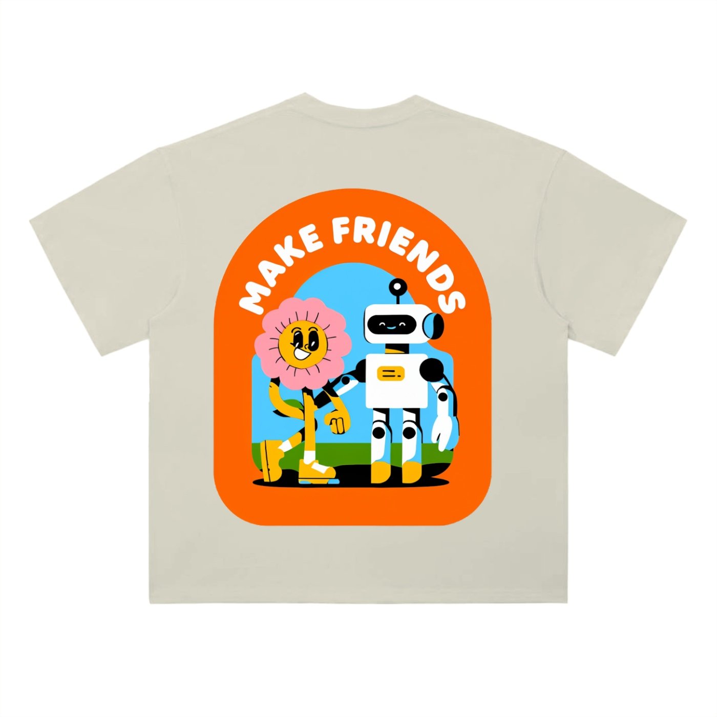 Heavyweight Drop Shoulder Cotton T-Shirt - Image 6
