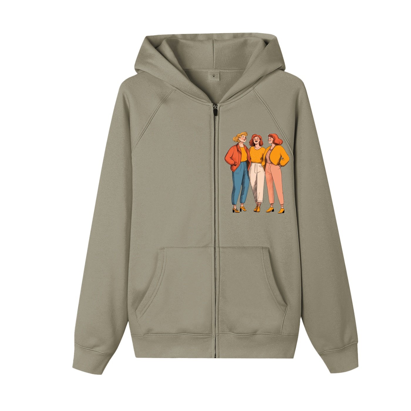 Essential Zip-up Fleece Hoodie - Image 5