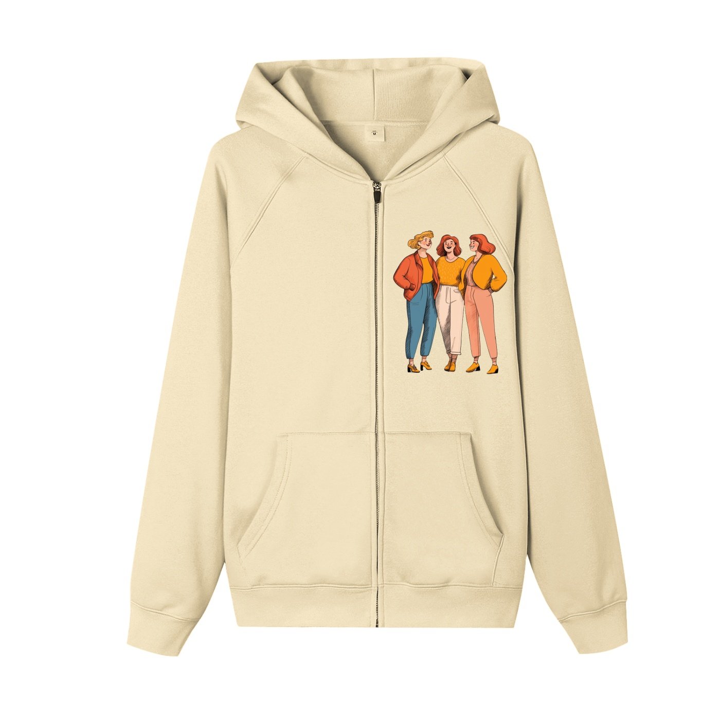 Essential Zip-up Fleece Hoodie - Image 3