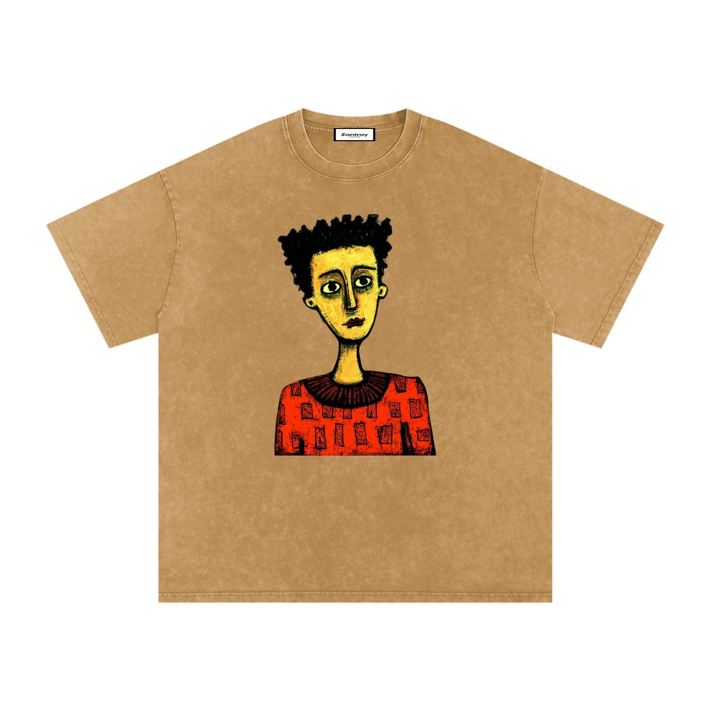 Snow Washed Oversized Cotton T-Shirt - Image 3