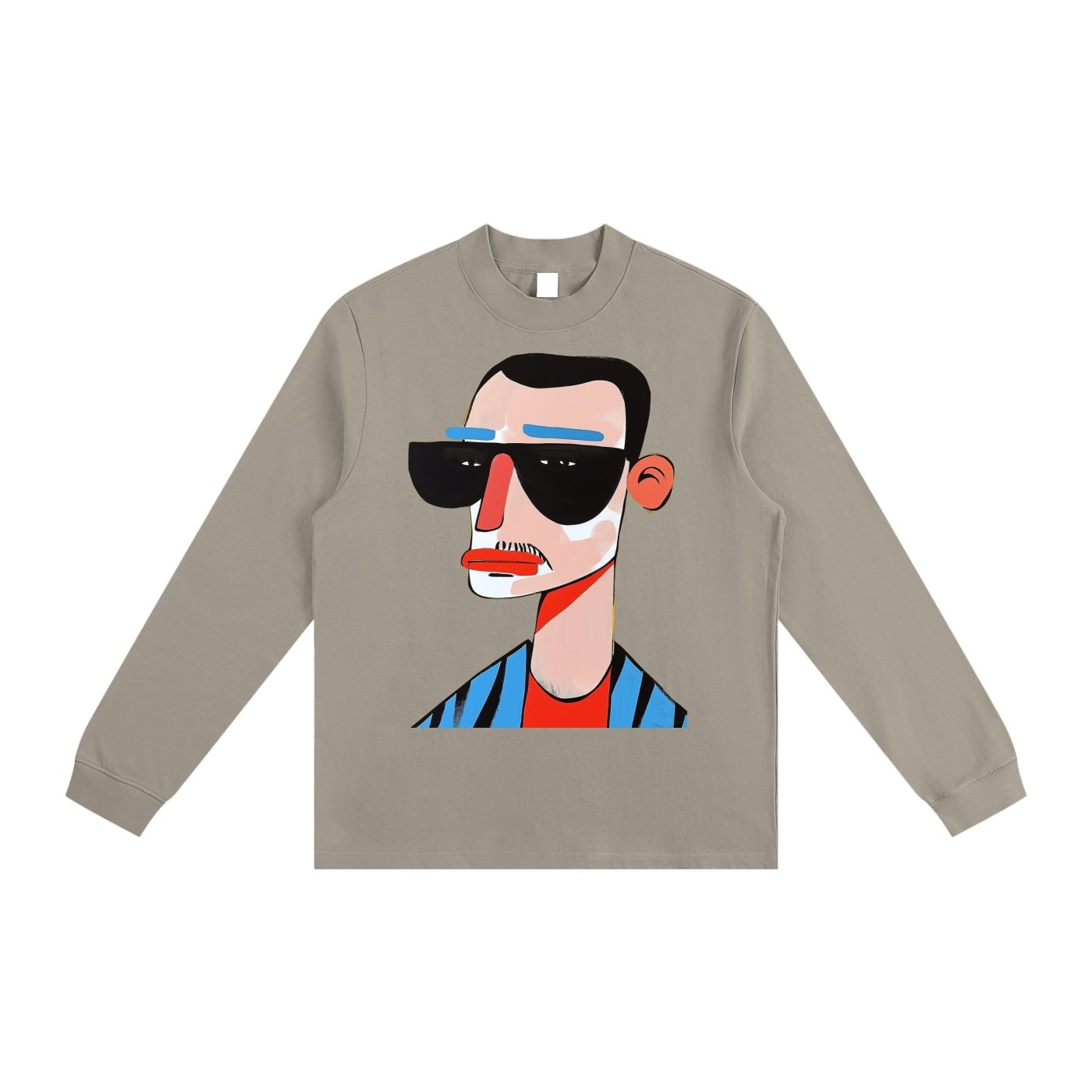Essential Non-Shrink Mock Neck Sweatshirt - Image 7