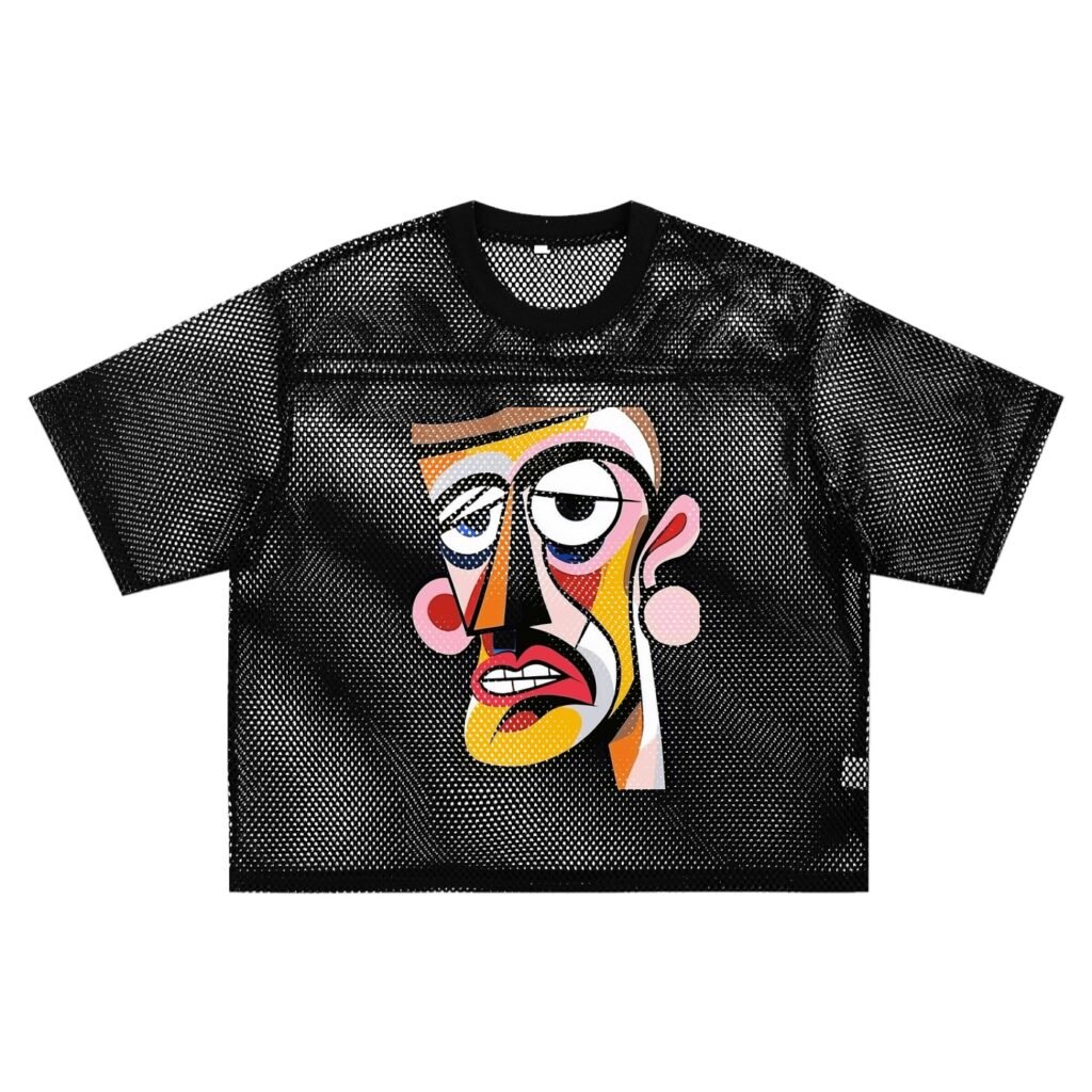 See-through Boxy Net T-Shirt