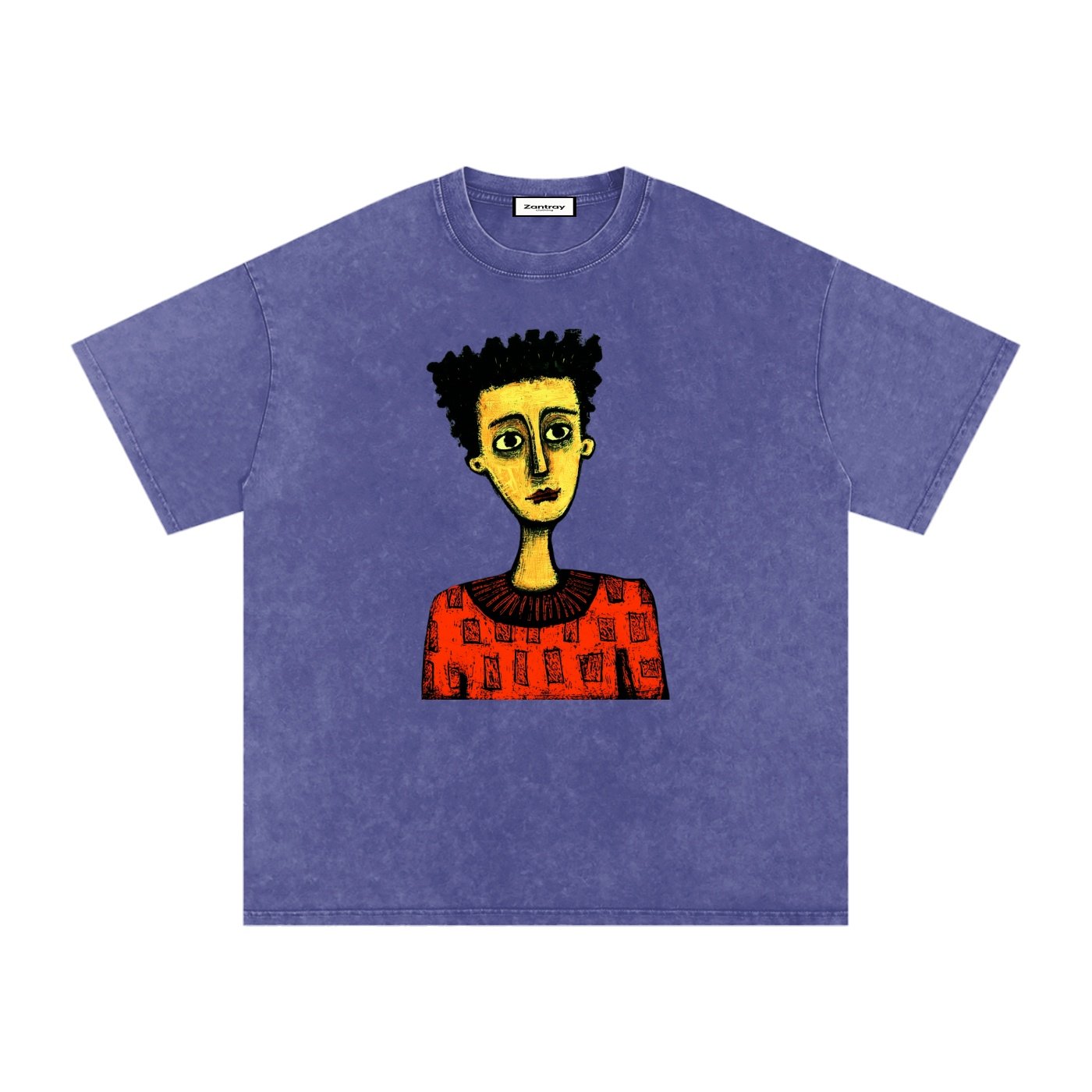 Snow Washed Oversized Cotton T-Shirt - Image 15
