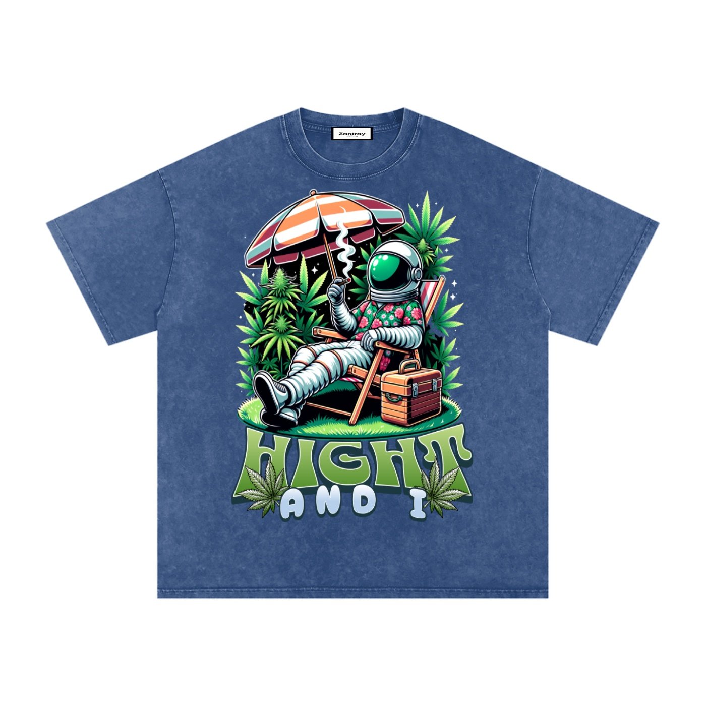 Snow Washed Oversized Cotton T-Shirt - Image 15
