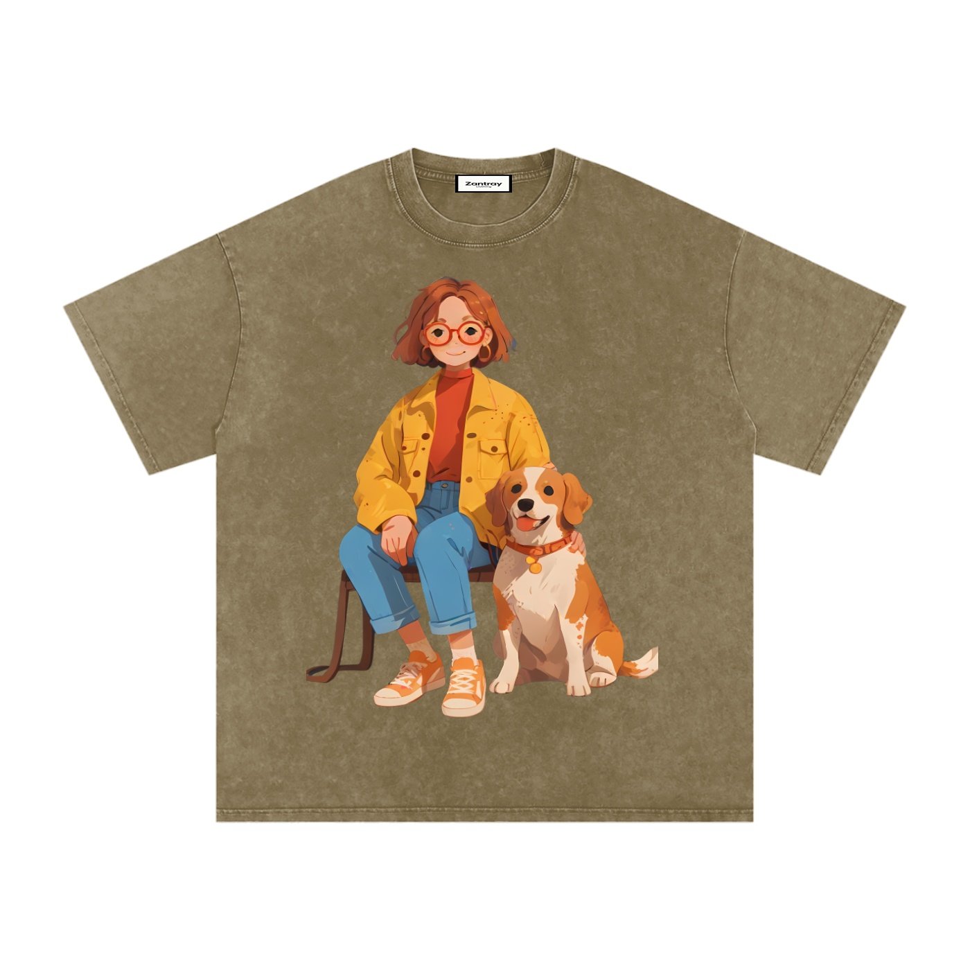 Snow Washed Oversized Cotton T-Shirt - Image 23