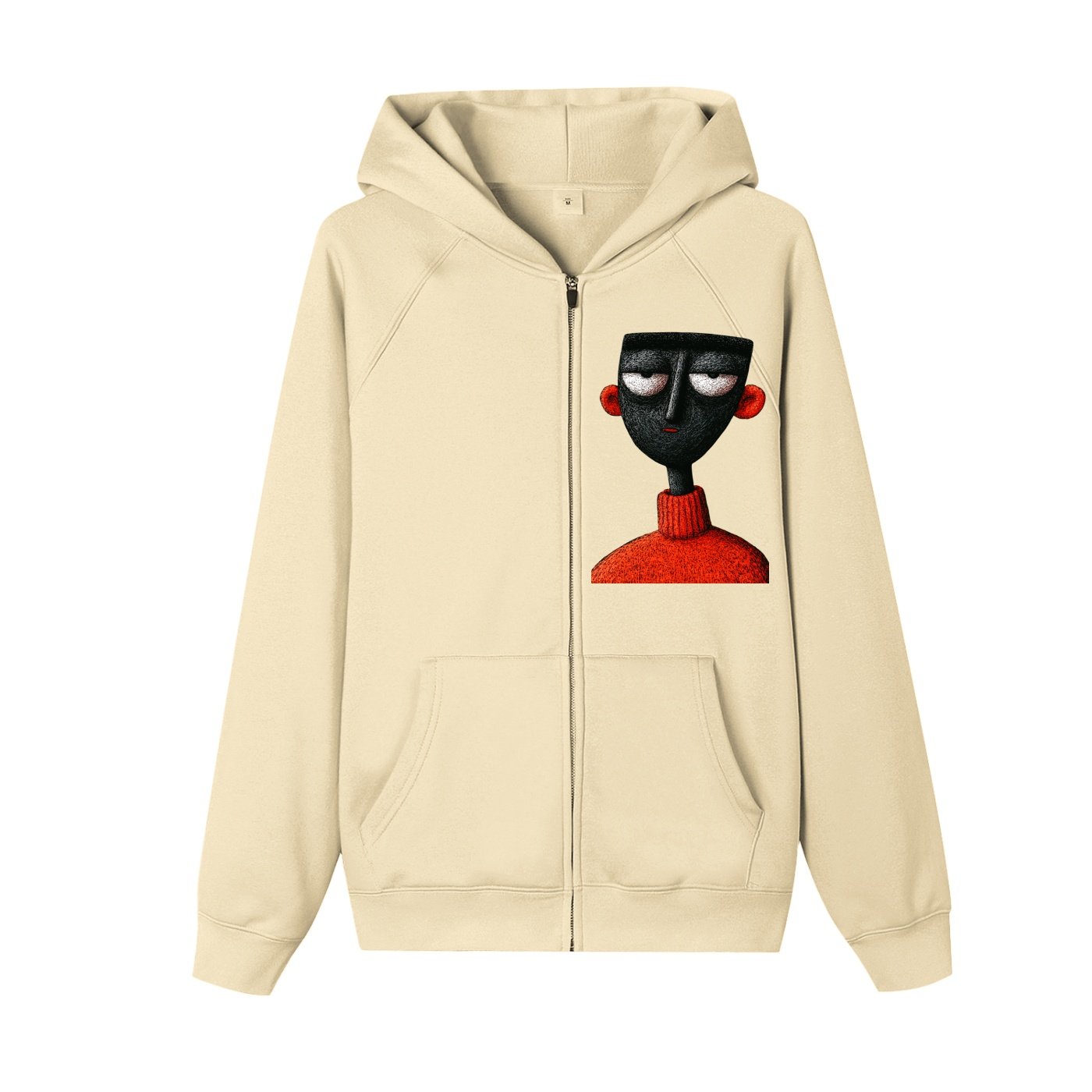 Essential Zip-up Fleece Hoodie - Image 3