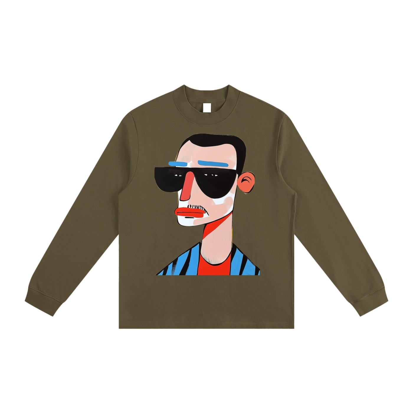 Essential Non-Shrink Mock Neck Sweatshirt - Image 11