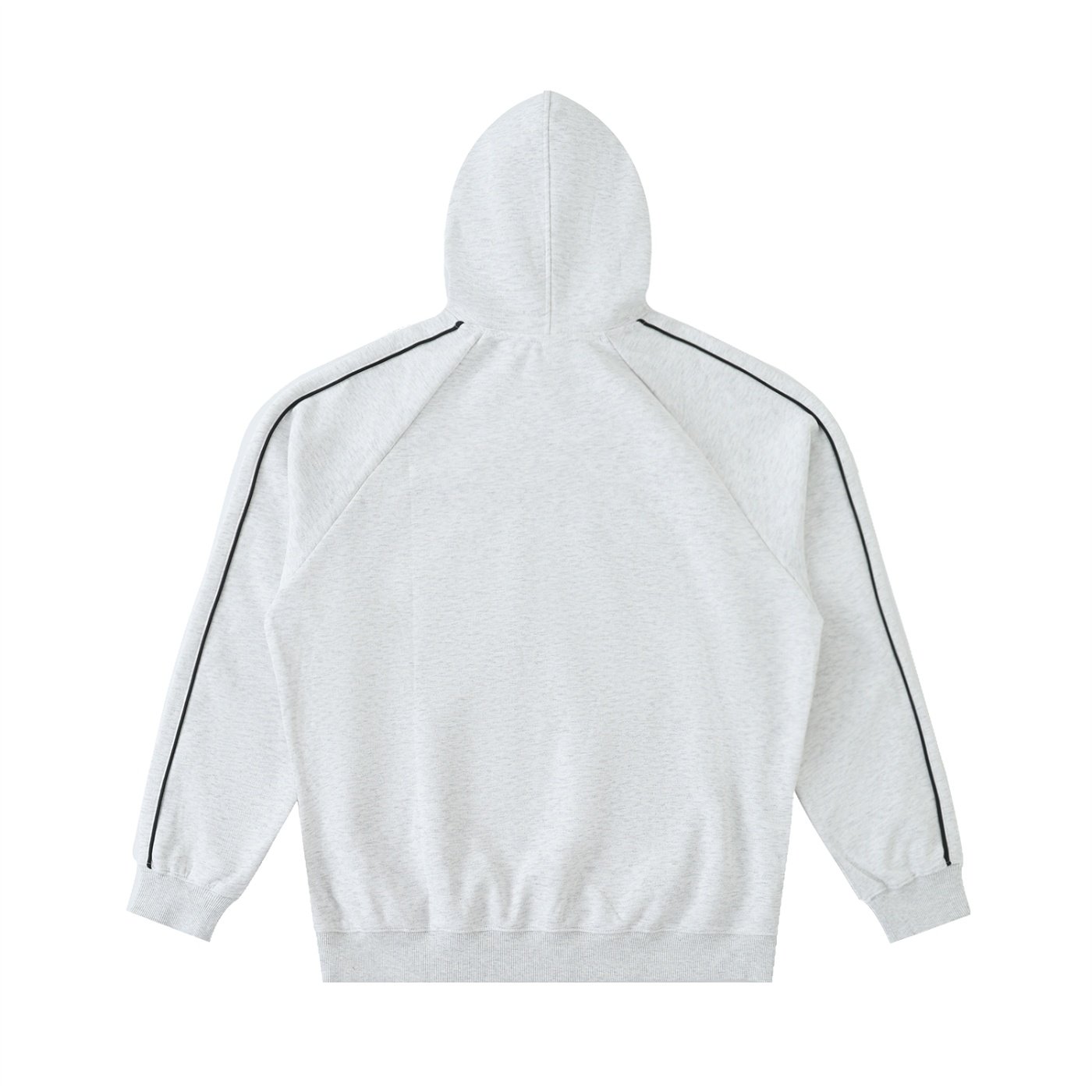 Contrast Piping Raglan Hoodie - Image 4
