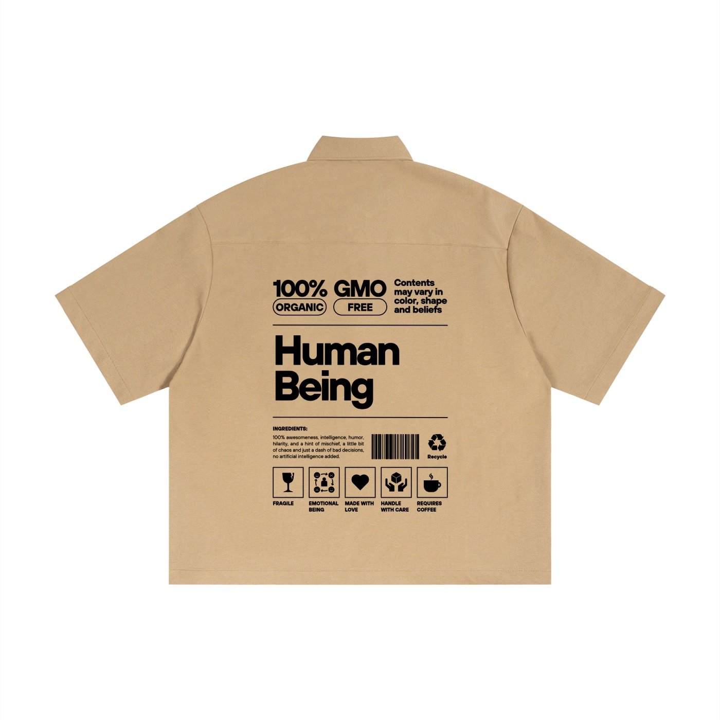 Unisex Boxy Heavyweight Short Sleeve Shirt - Image 4