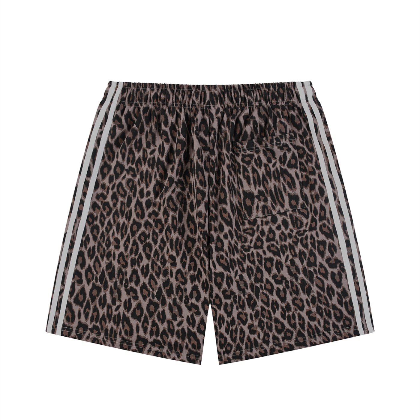 Unisex Heavyweight Leopard Drawstring Shorts - Image 6