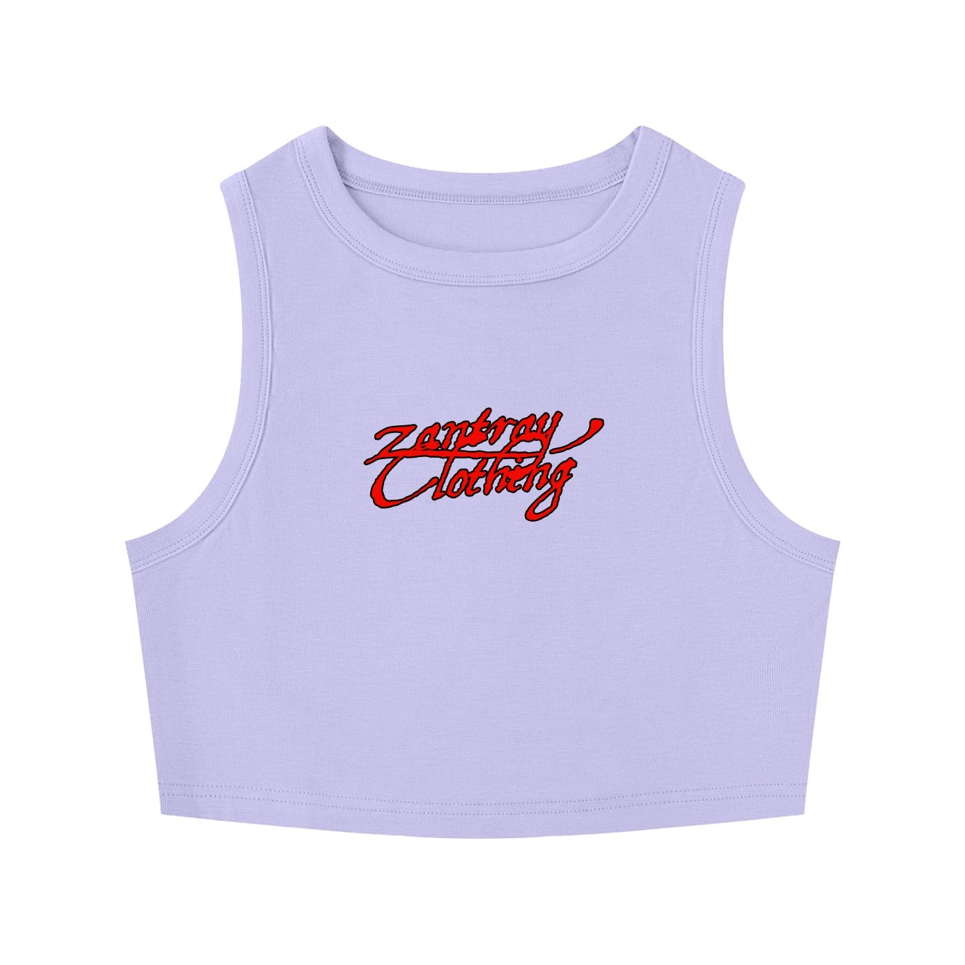 Women's Tight Crewneck Crop Tank Top pretty girls love zantray - Image 7