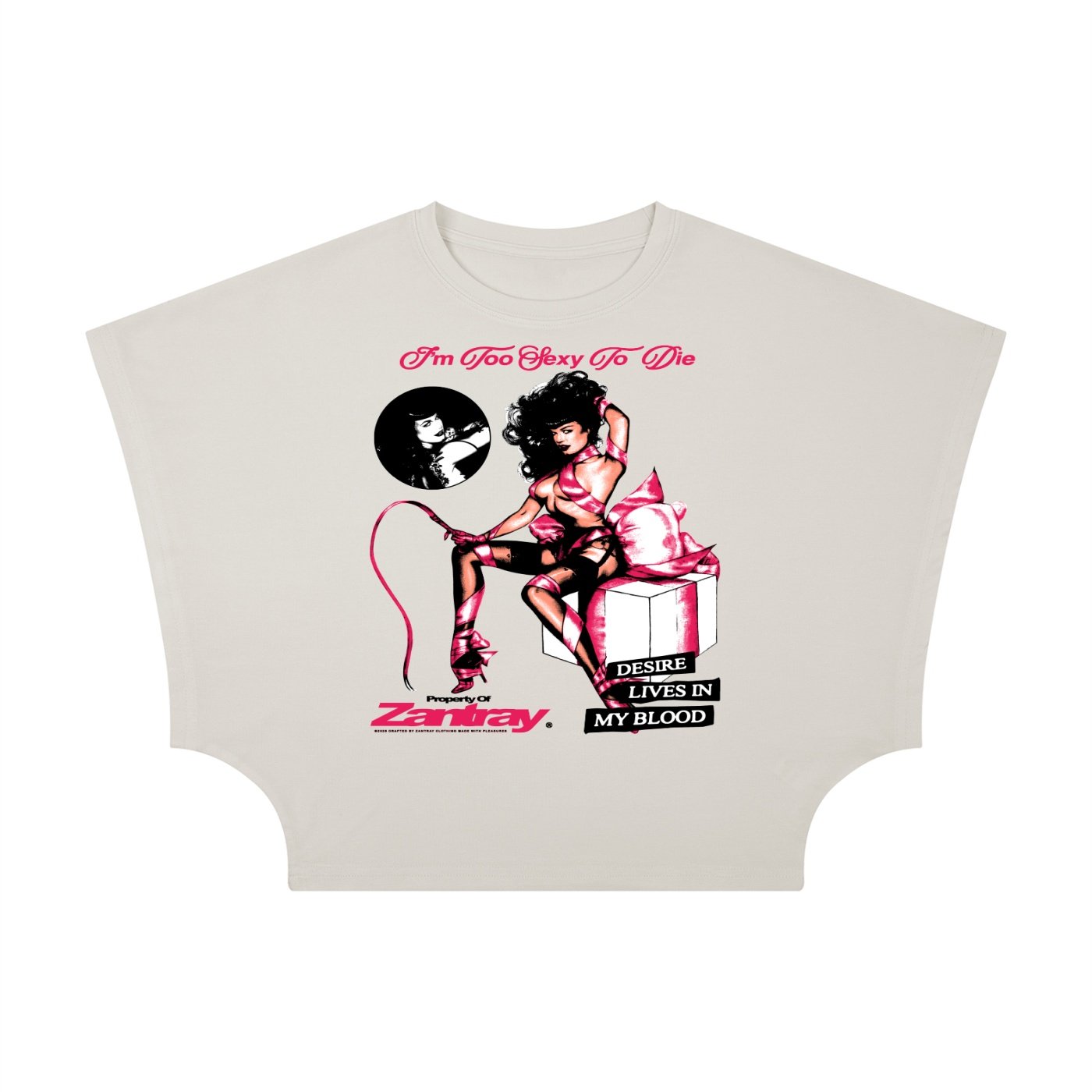 Women's Cropped Dolman T-Shirt - Image 3