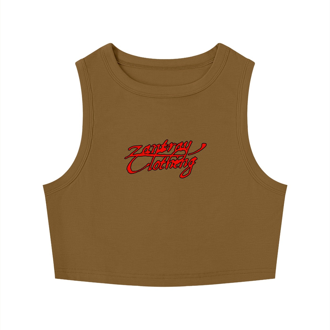 Women's Tight Crewneck Crop Tank Top pretty girls love zantray - Image 9