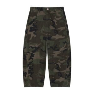 Men’s Camo Barrel Leg Cargo Pants