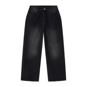Men's Vintage Wash Wide Leg Jeans