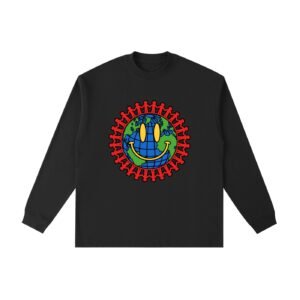 Essential Cotton Long Sleeve T-Shirt together we can Rule the world