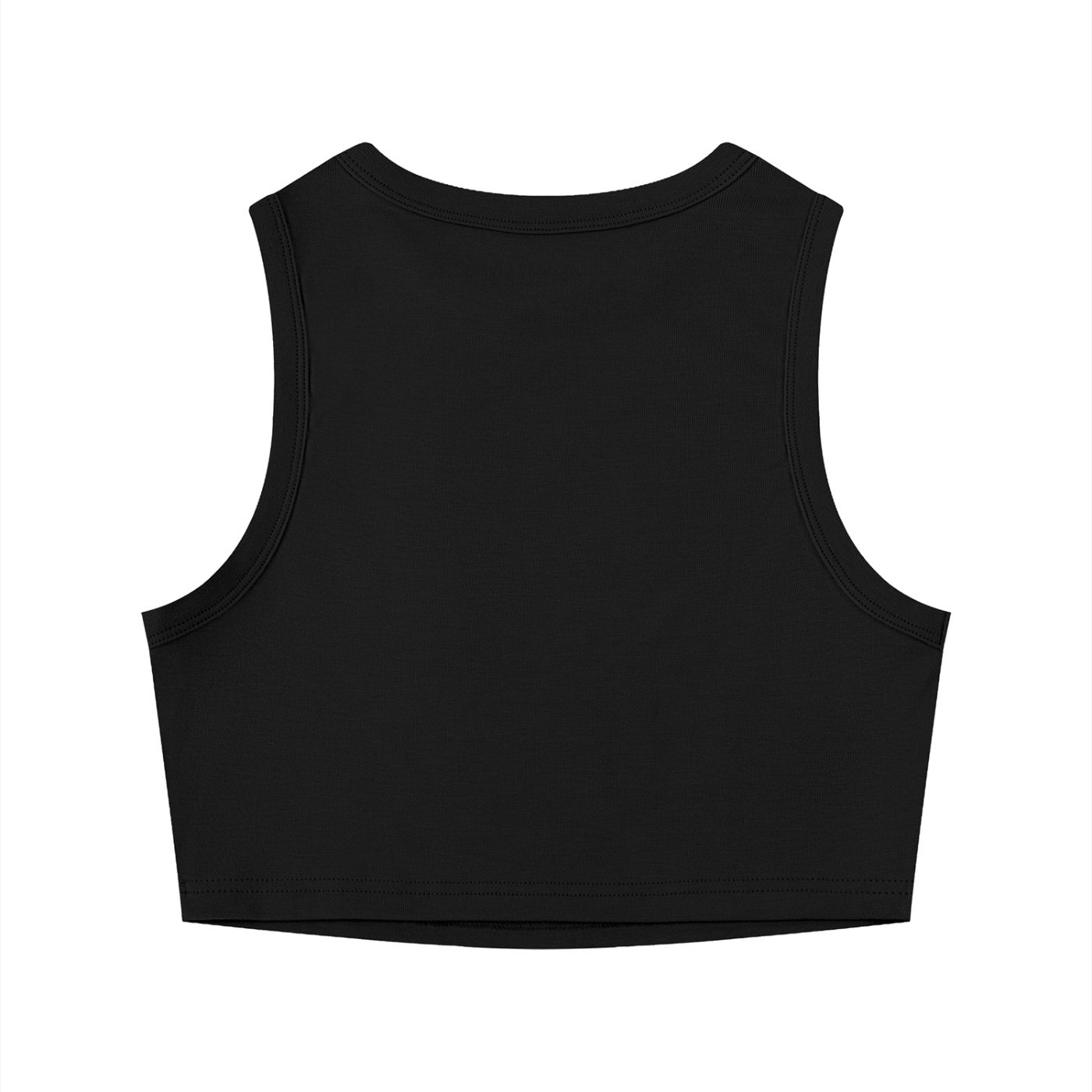 Women's Tight Crewneck Crop Tank Top pretty girls love zantray - Image 2