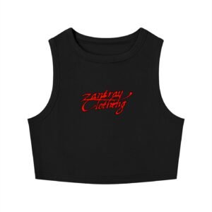 Women's Tight Crewneck Crop Tank Top pretty girls love zantray