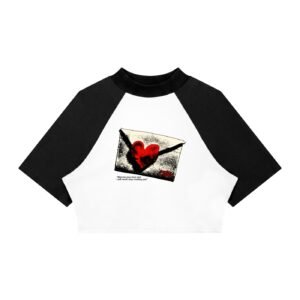 Women’s Color Block Raglan Crop T-Shirt