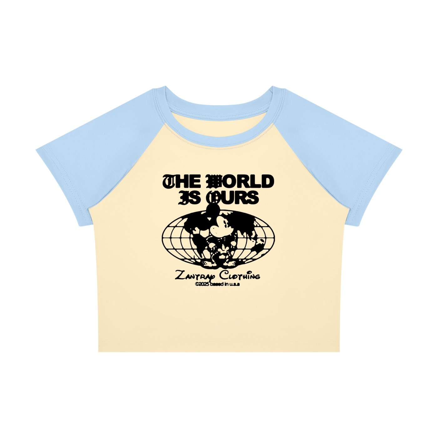 Women’s Raglan Color Block Baby T-Shirt - Image 3