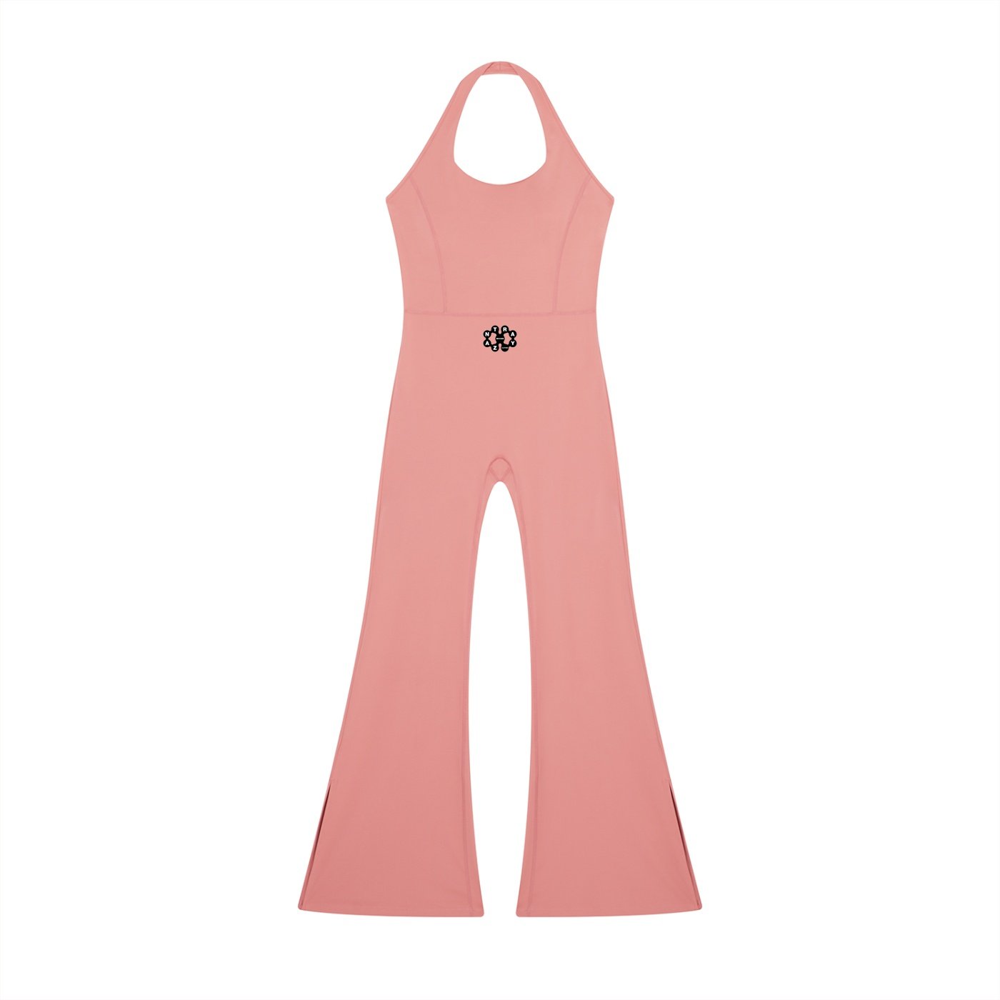 Women’s Halter Flared Jumpsuit - Image 3