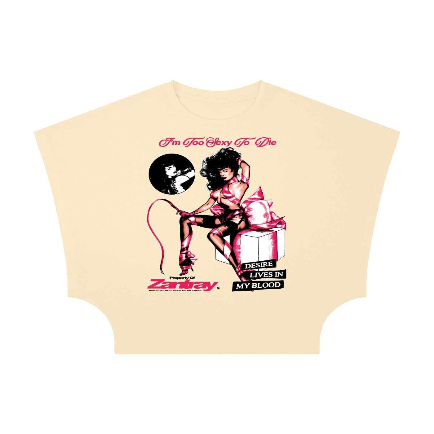 Women's Cropped Dolman T-Shirt - Image 5