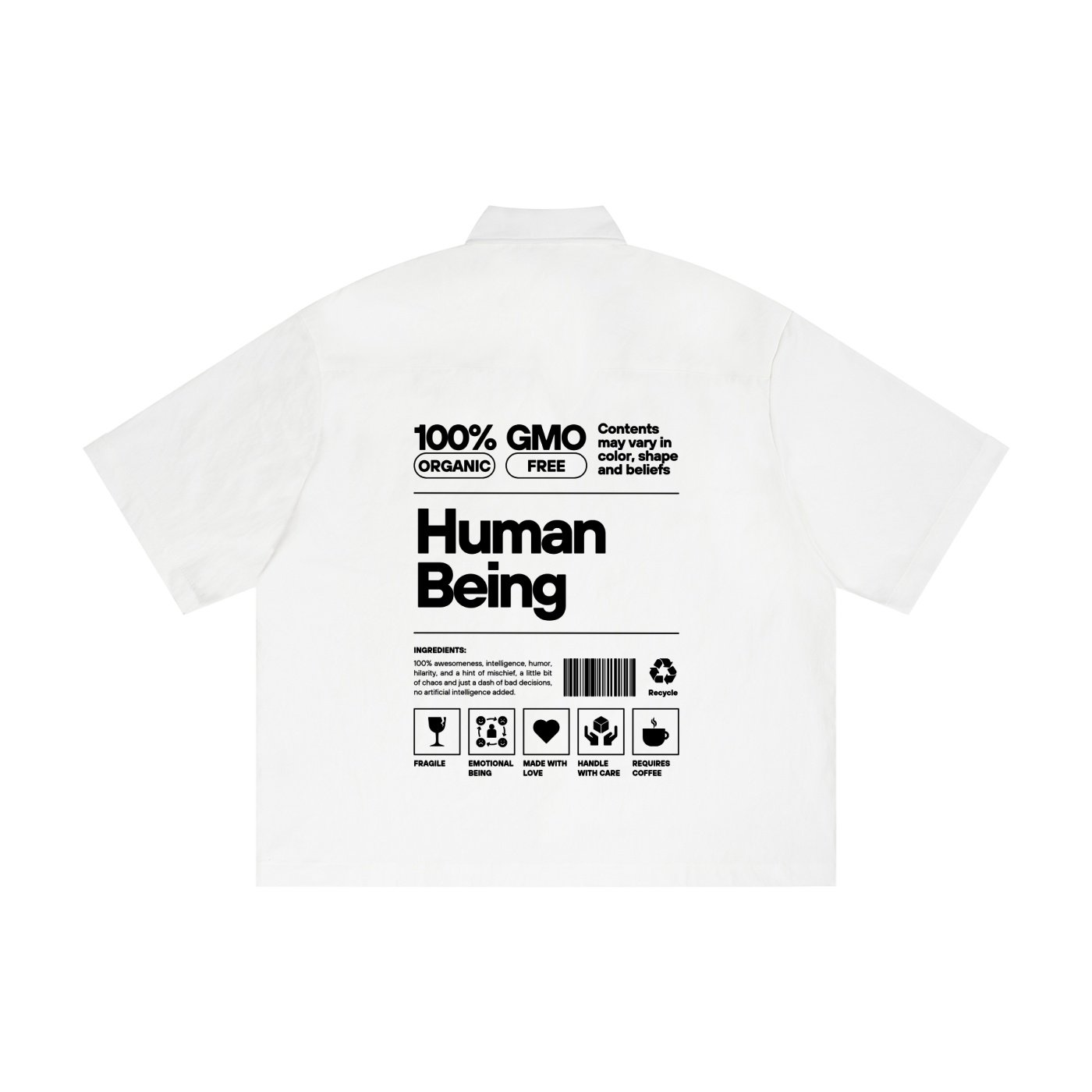 Unisex Boxy Heavyweight Short Sleeve Shirt - Image 2