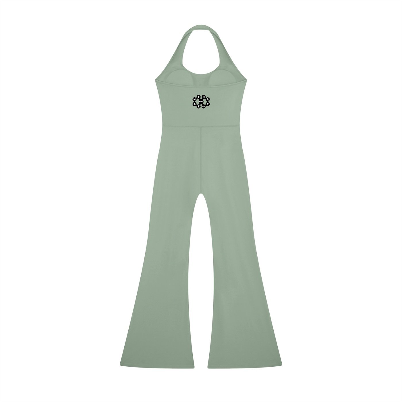 Women’s Halter Flared Jumpsuit - Image 2