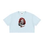 Women's Mineral Wash Cotton Crop T-Shirt
