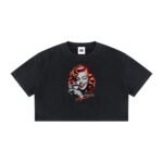 Women's Mineral Wash Cotton Crop T-Shirt